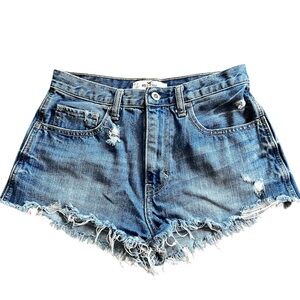 Hollister Blue Denim Women's Shorts